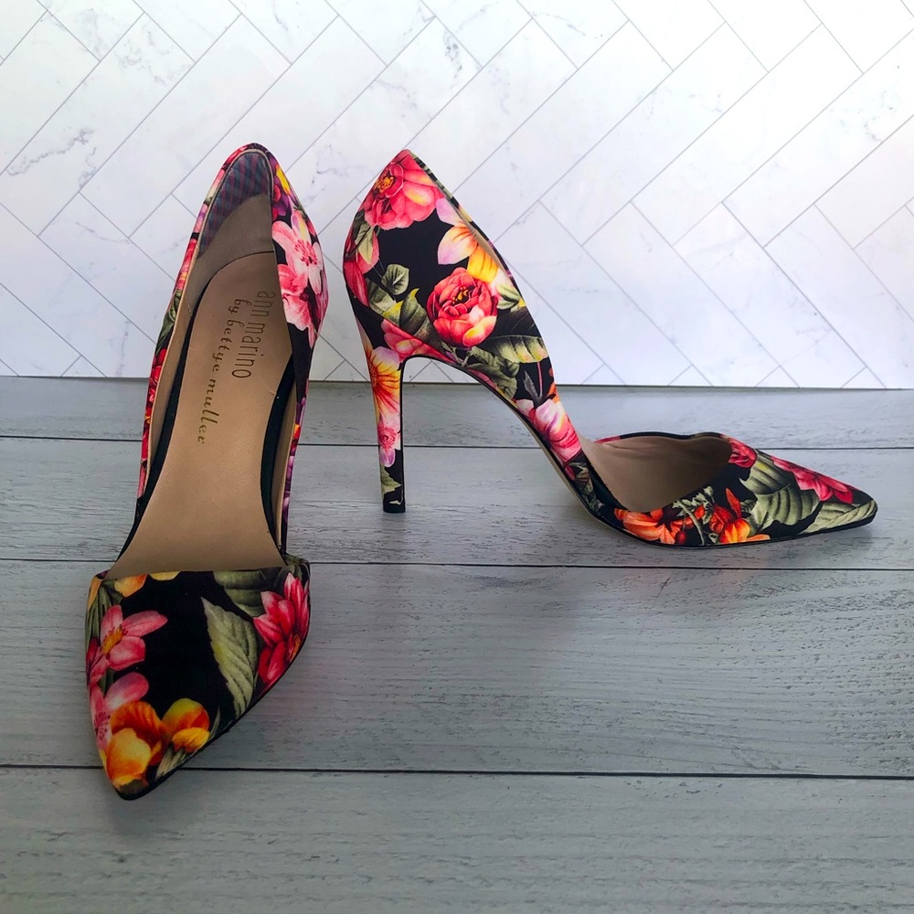 Ann Marino - Floral pumps - size 8 M